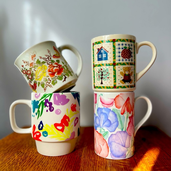 vintage Dunoon sweet pea mug - Picture 1 of 7